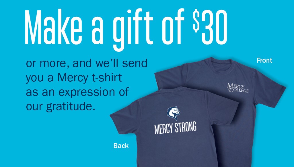 Mav Mag Fall 2021 Mercy Strong t shirt
